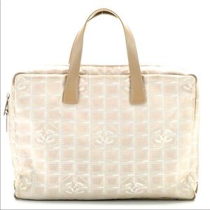 CHANEL travel ligne briefcase/laptop bag